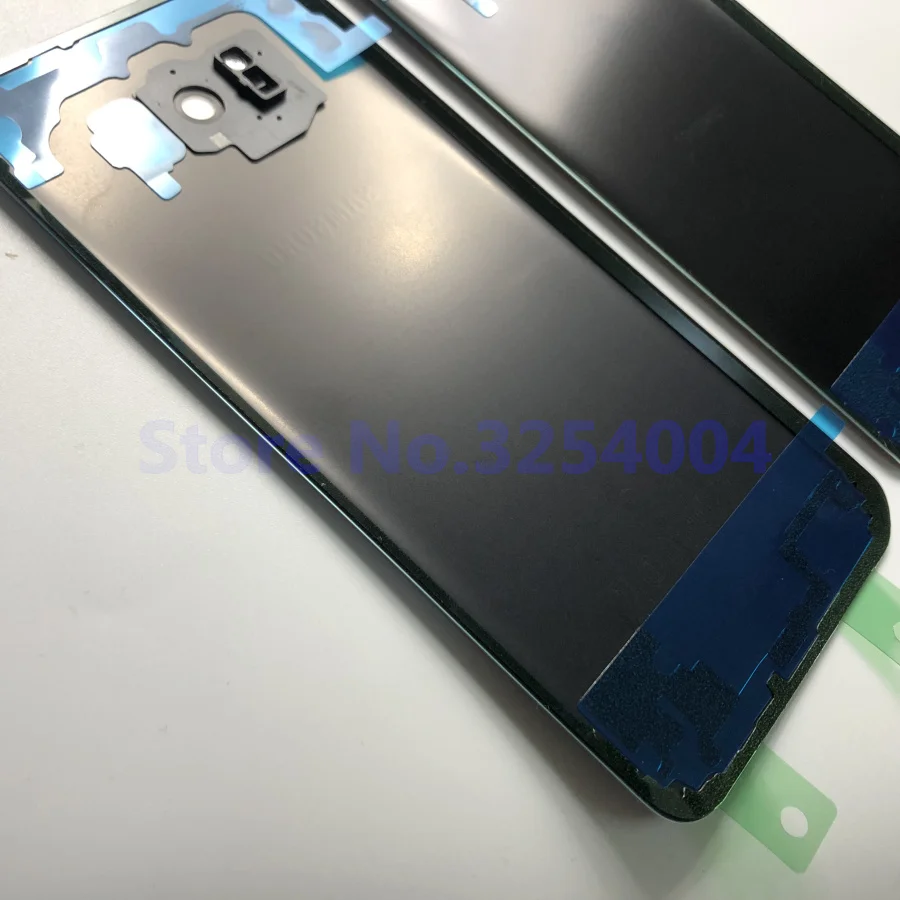Стеклянная крышка для батареи S8 для samsung Galaxy S8 G950 G950F SM-G950F S8 Plus G955F задняя крышка корпуса+ объектив камеры запасные части