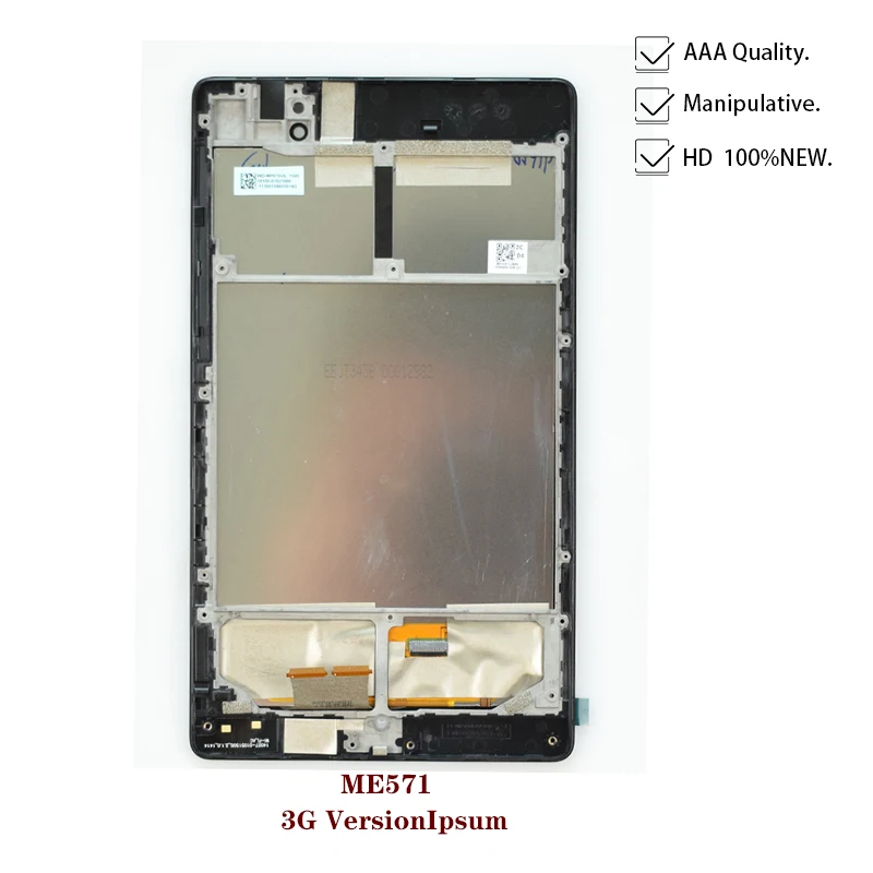 Для ASUS Google Nexus 7 2nd 2013 FHD ME571 ME571K ME571KL ME572 ME572CL K008 K009 ЖК-дисплей Дисплей кодирующий преобразователь сенсорного экрана в сборе - Цвет: ME571 3G Version