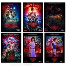 Необычные вещи плакаты настенные наклейки украшение дома ТВ шоу принты домашнего искусства бренд