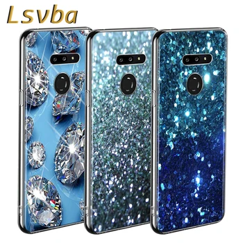 Перейти на Алиэкспресс и купить Красивых бриллиантов Стиль для LG W20 W10 V50S V50 V40 V30 K50S K40S K30 K20 Q60 Q8 Q7 Q6 G8 G7 G6 ThinQ чехол для телефона
