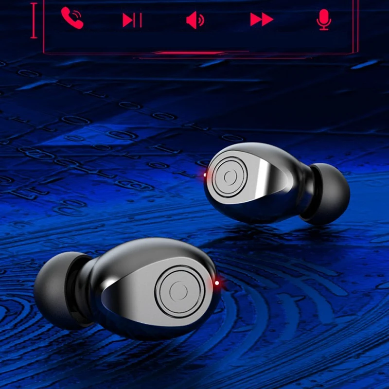 RISE-водонепроницаемые беспроводные Bluetooth наушники гарнитура, F9 Tws Mini True Беспроводные Bluetooth 5,0 наушники-вкладыши шум Reduc