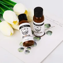 30 мл увлажняющее мужское масло для бороды натуральное органическое масло для роста бороды для укладки пчелиный воск разглаживающий для мужской бороды Уход Кондиционер