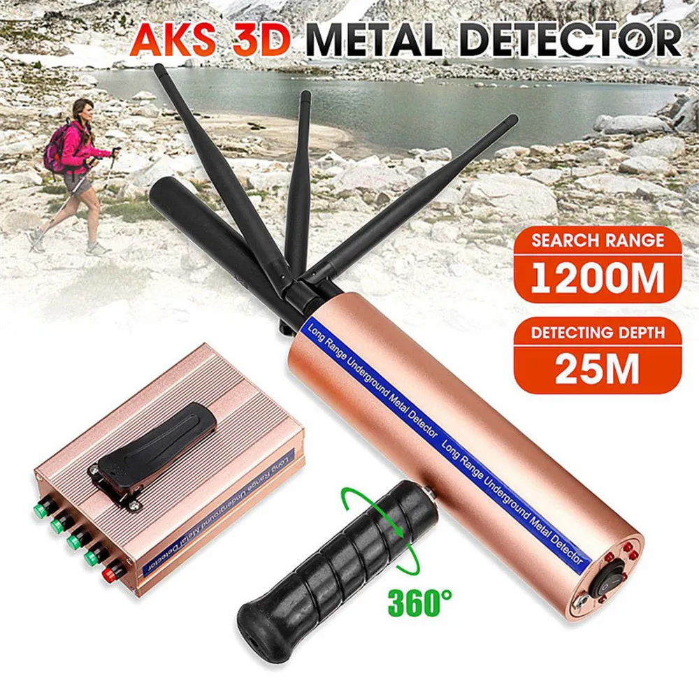Портативный детектор металла Seeker Handhold AKS 3D медный Золотой искатель машина ЕС