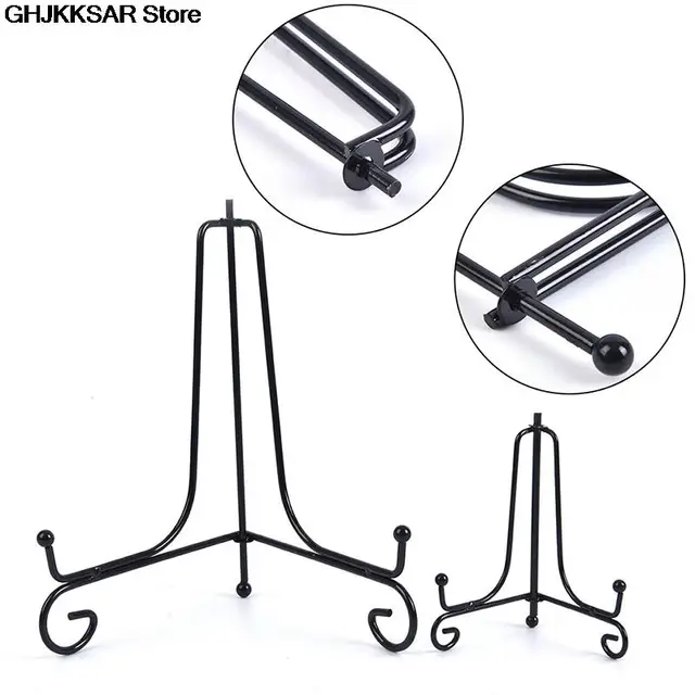 다재다능한 홈 디스플레이를 위한 견고하고 세련된 금속 받침대