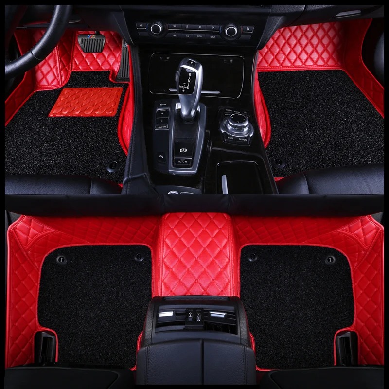 Fit Car Floor Mats For Over 98% Cars Interior Accessories ECO Material Full Set 5 Seats ( Note Your Car Model Year Make)