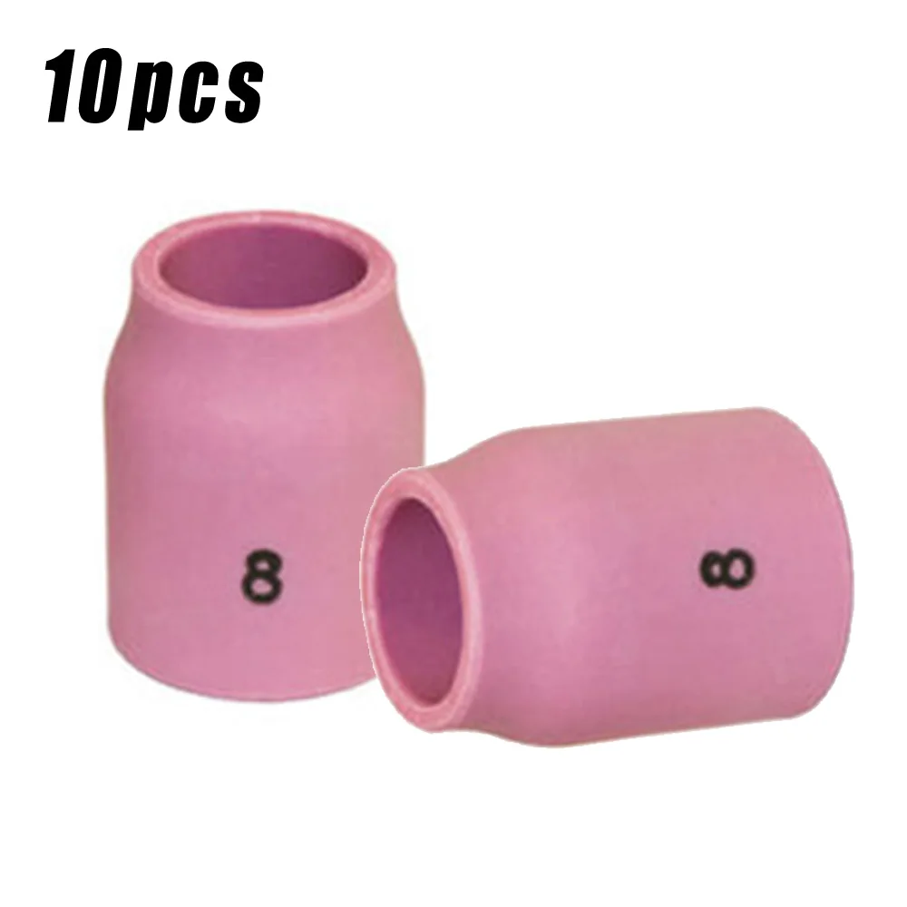 10x керамические газовые линзы чашки розовый 53N61S 8 1/2 TIG сварочный фонарь 9/20 принадлежности для инструментов