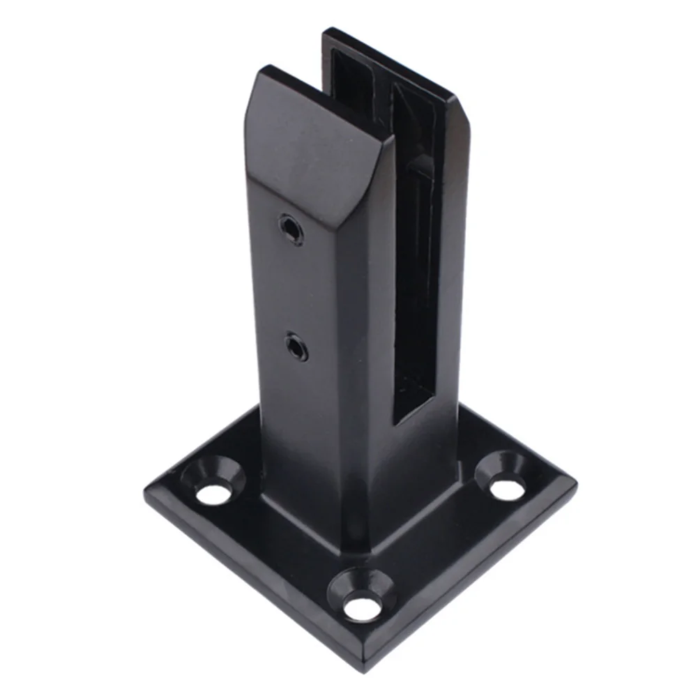 

Stairs Support Brackets Post Clip Floor Standing Pool Balcony Railing Home Shelf Glass Clamp Fixed Easy Install Stainless Steel