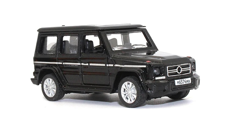 1: 64 Benz G500 модель внедорожника автомобиля детские игрушки металлический материал Коллекция украшения игрушка, модель автомобиля