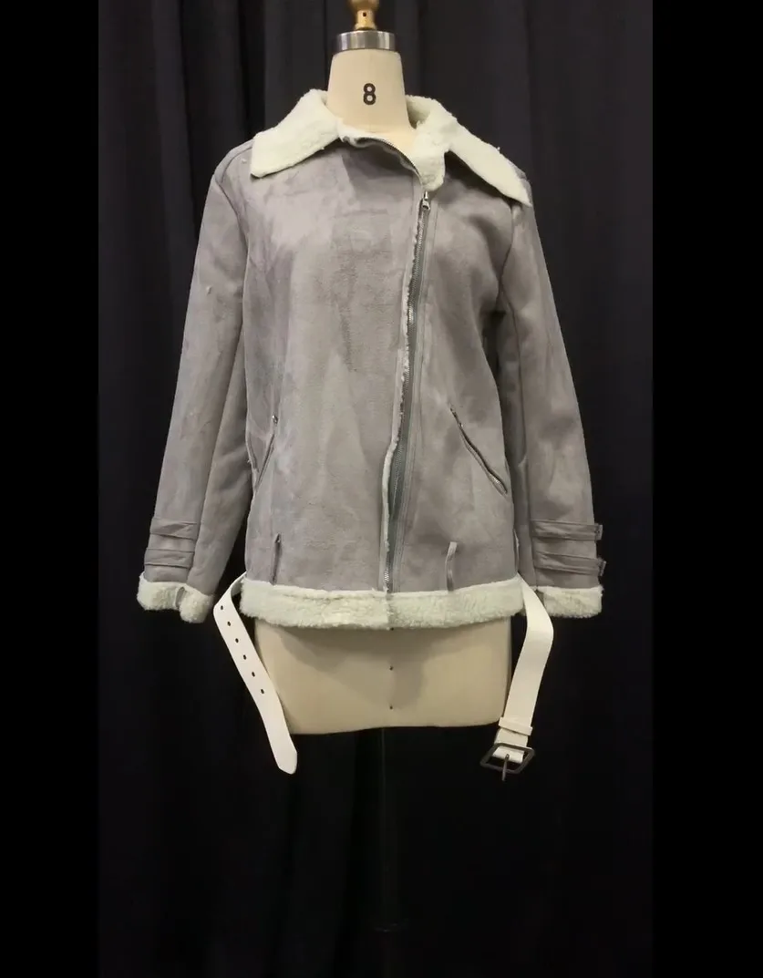 Женская зимняя мотоциклетная бархатная куртка, женская меховая Толстая Корейская куртка-бомбер, новая стильная одежда оверсайз 5XL