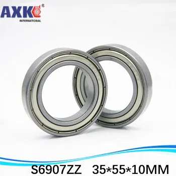 

100pcs free shipping SUS440C environmental corrosion resistant stainless steel deep groove ball bearings S6907ZZ 35*55*10 mm