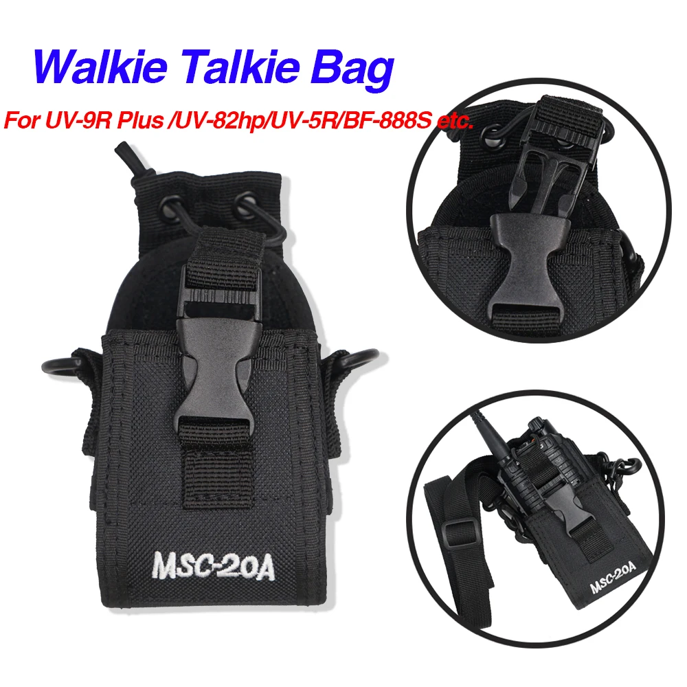 MSC 20A иди и болтай Walkie Talkie “иди нейлоновая сумка чехол для переноски Чехол Baofeng UV 9R