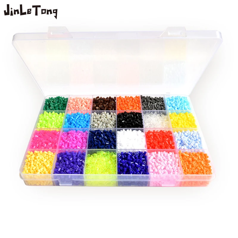 13000pcs 24 Grid 2.6mm Hama Beads For Kids Hama Lron Fuse Beads Diy Puzzles High Quality Gift Children Toy Model Building Kit