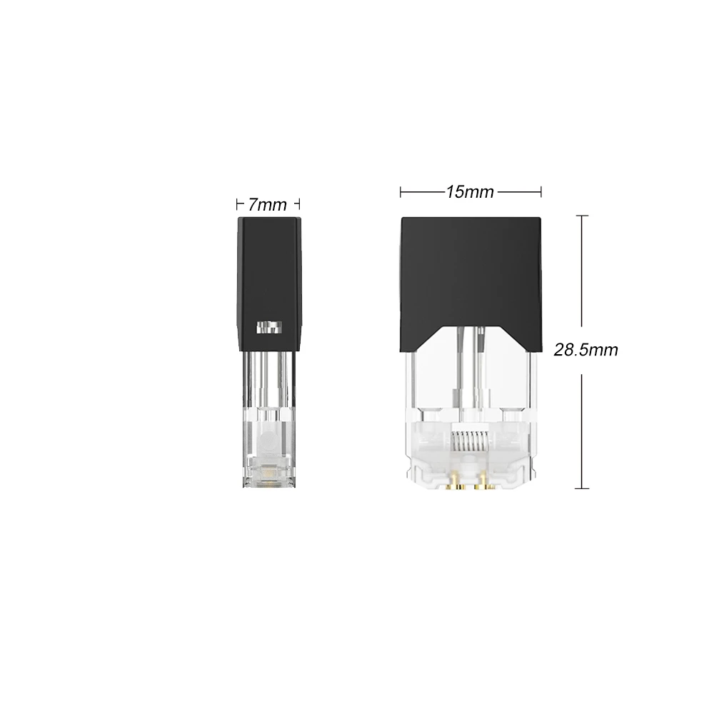 Для Juul Vape Pod 24 шт картридж 0,7 мл емкость Vape Pod картридж с Ом хлопок Vape ручка распылитель pods