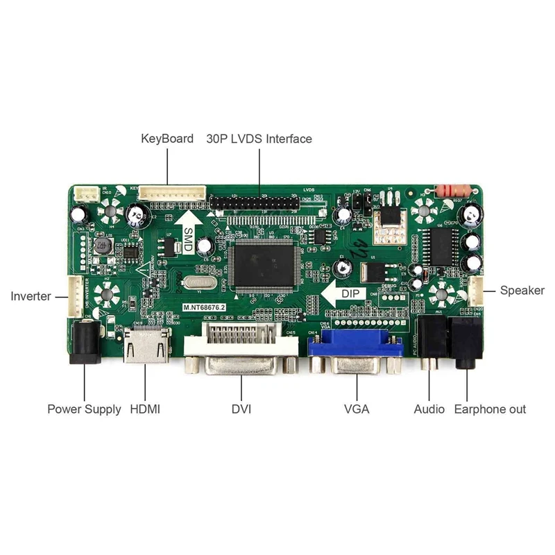 Hdmi аудио ЖК-плата контроллера подходит для аркадной 1Up Diy части 17 дюймов M170Etn01.1 Wyd170Skd01 ЖК-монитор