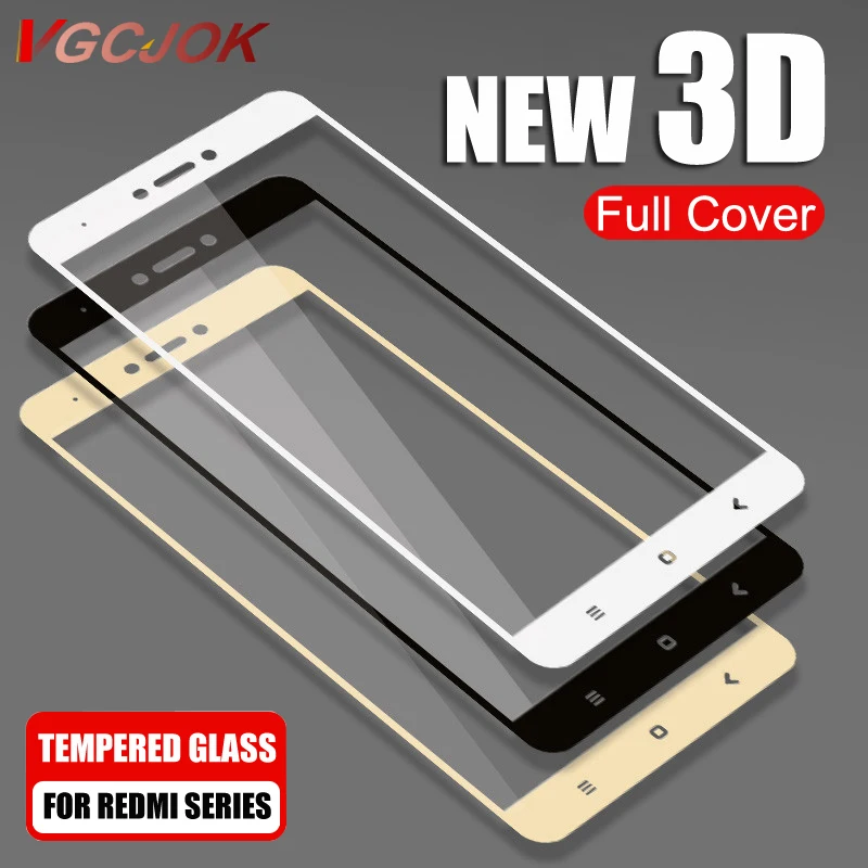 

3D Protective Glass on the For Xiaomi Redmi 4A 4X 5A 5 Plus S2 Tempered Glass For Redmi Note 4 4X 5A 5 Pro Screen Protector Film
