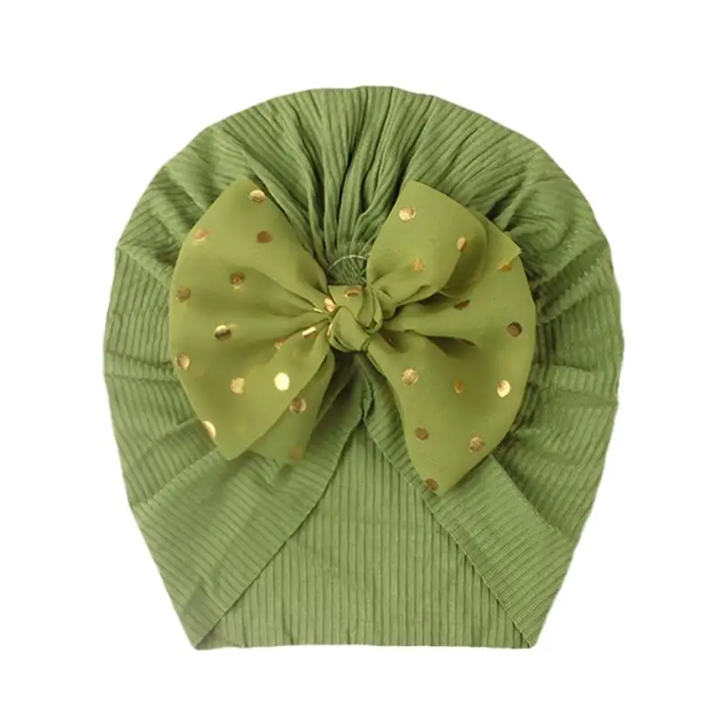 Fashion Bow Baby Hat Spring Summer Threaded Infant Toddler Newborn Baby Cap Children's Bowknot Sun Hat Headdress For 0-4 Y Baby baby accessories diy