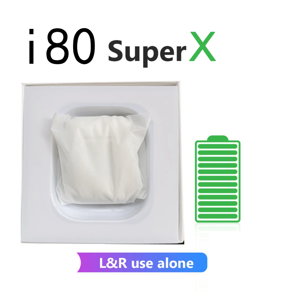 2020 new i80 Super X TWS pro wireless bluetooth headset  for all smartphones pk i20 i30 headphones air earphone  1:1 earbuds