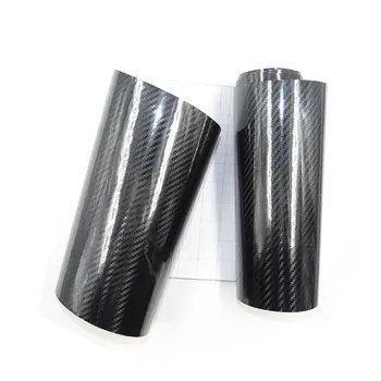 

High Glossy 5D Carbon Fiber Car Wrapping Vinyl Film Car Scratch Repair Motorcycle Tablet Stickers Car Accessories