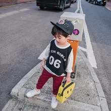 Жилет для мальчиков с рисунком локомотива г., осенний стильный детский жилет из искусственной кожи модное повседневное пальто без рукавов для малышей