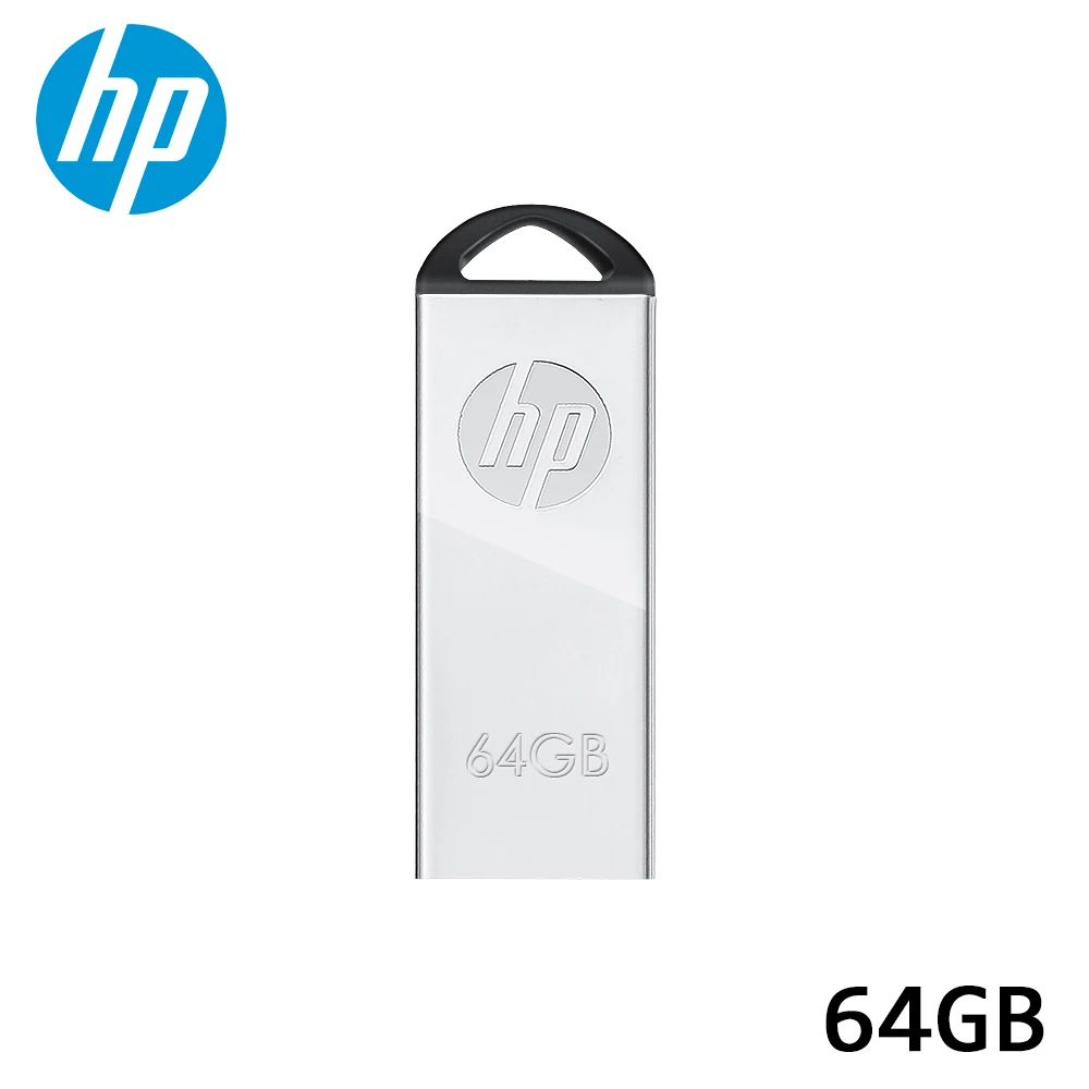 Hp usb флеш-накопитель 2,0 серебристый металлический флеш-накопитель мини-накопитель 64 ГБ 32 ГБ 16 ГБ флеш-накопитель флэш-накопитель брелок диск на ключ