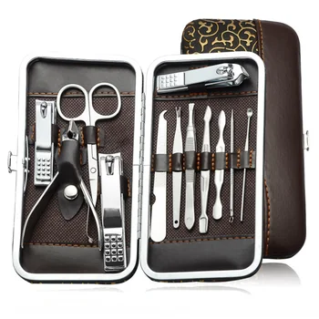 

12Pcs/Set Nail Tool Set Nail Clipper Scissors Manicure Pedicure Tool Kit KG66