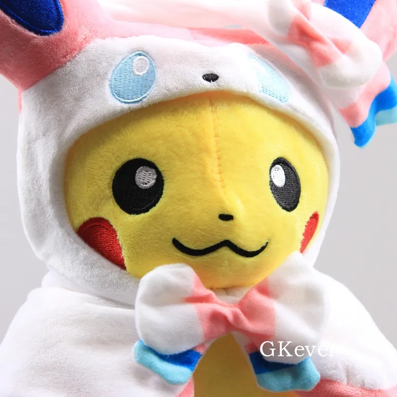 1" 28 см Пикачу Косплей Sylveon kawaii милая плюшевая зверушка Куклы Япония мультфильм плюшевые игрушки Аниме куклы дети мальчики подарок