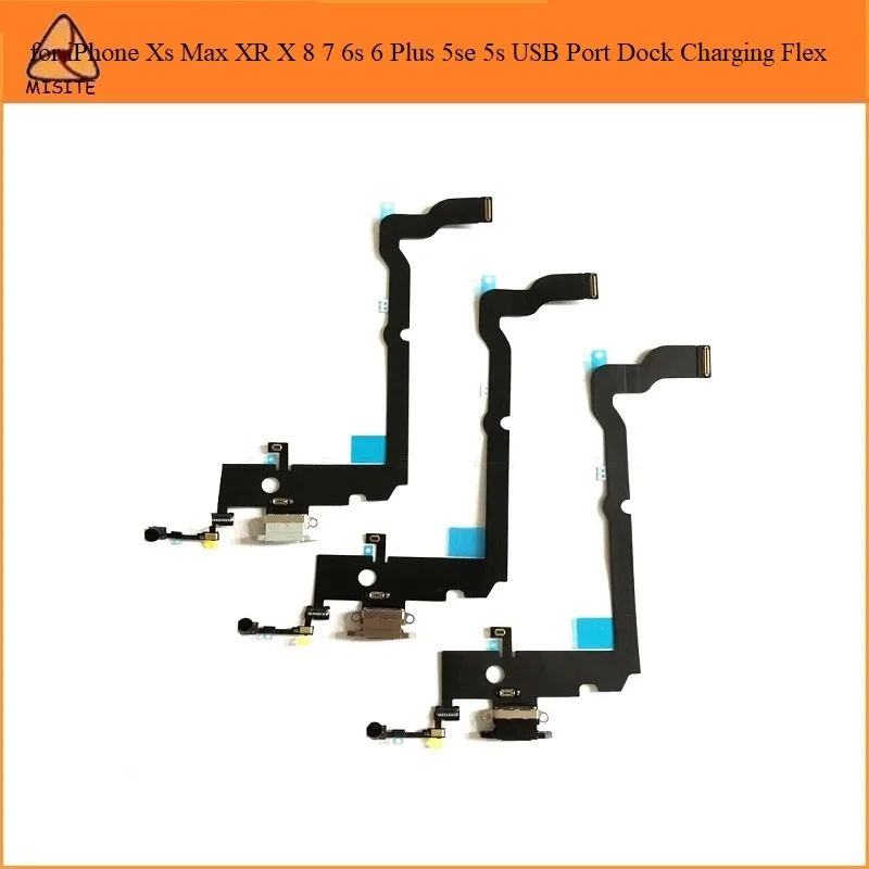 10 шт. протестированный Новый USB-порт для зарядного устройства i Phone Xs Max XR X 8 7 6s 6 Plus