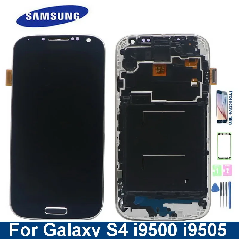 Для Samsung Galaxy S4 ЖК дисплей GT i9505 i9500 i9506 i337 i9515 с цифровым преобразователем