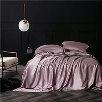 100% Top Grade Mulberry Silk Duvet Cover,Both Sides 25 Momme Nature Silk with Zipper Comfy Soft,1pc Duvet Cover 2pc Pillowcases 1