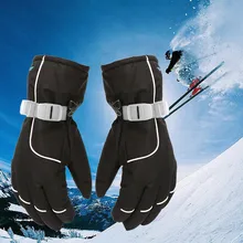 Утепленные зимние лыжные перчатки для холодной погоды для взрослых, сохраняющие тепло, водонепроницаемые, ветрозащитные