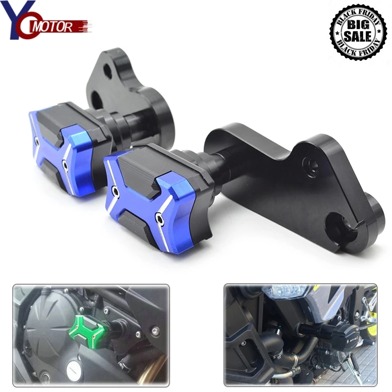 

CNC Motorcycle Frame Crash Pads Engine Case Sliders Protector FOR Yamaha YZF 1000 R1 YZF1000 R1 2009-2014 2013 2012 2011 2010