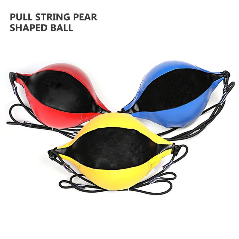 

Professional boxing pear shape PU hanging rotary punching bag movement speed ball