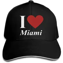 Мужская Женская бейсбольная кепка для игры в гольф «I Love»