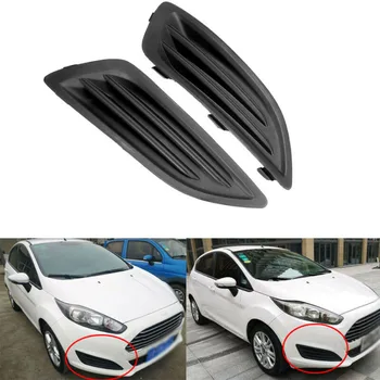 

Exterior Fog Light Cover Front Plastic For Ford Fiesta 2013-2016 Set Parts