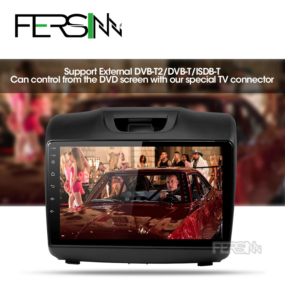 Discount Fersinny android 9.0 car dvd gps player for Chevrolet S10 ISUZU D-MAX 2015-2018 Car DVD player Radio video player Navigation GPS 5