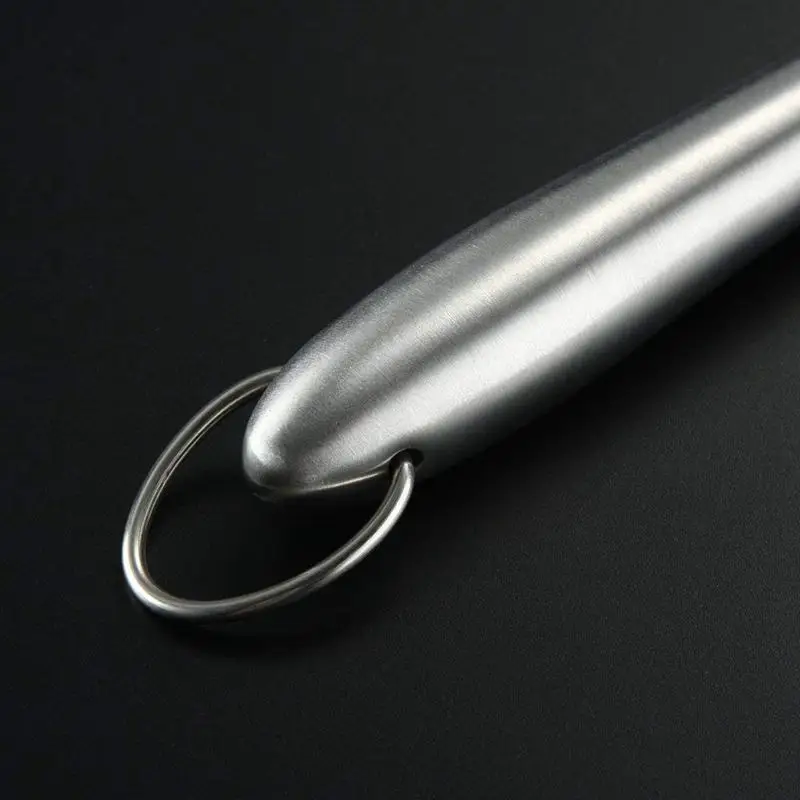 Сверхмощный кисточка для смазывания гриля силиконовые щетинки зубной щетки с 12 дюймов Нержавеющая сталь ручка делают гриля легко