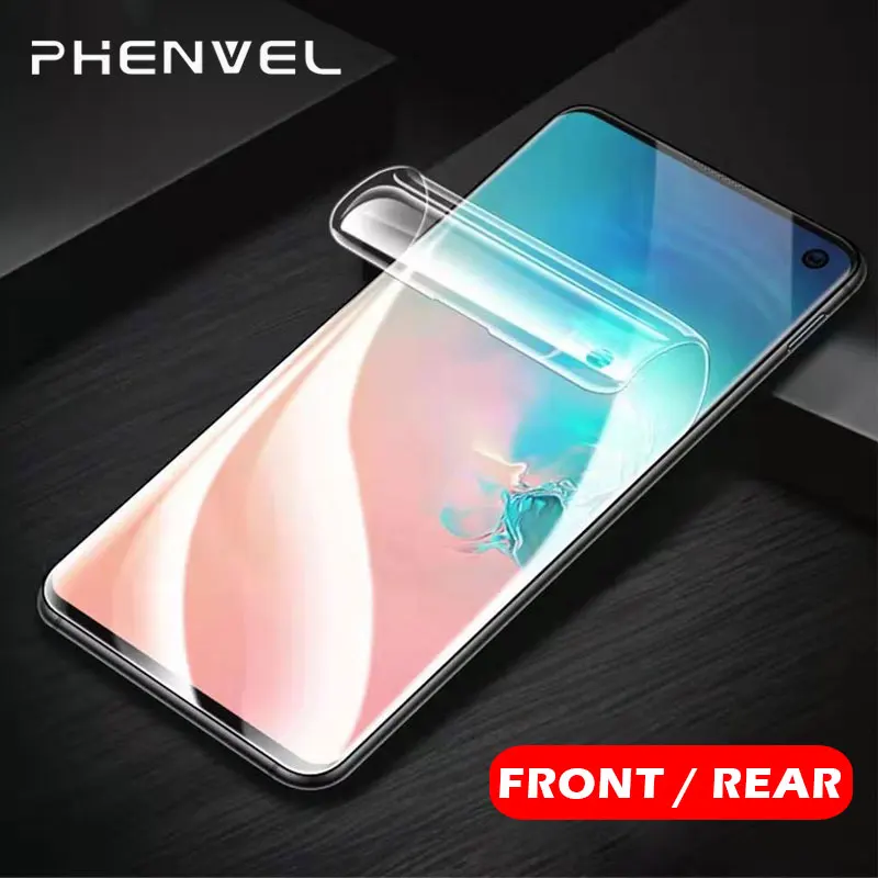 

Full Cover TPU Protective film for Samsung galaxy S8 s10 s10e s9 plus hydrogel Screen protector