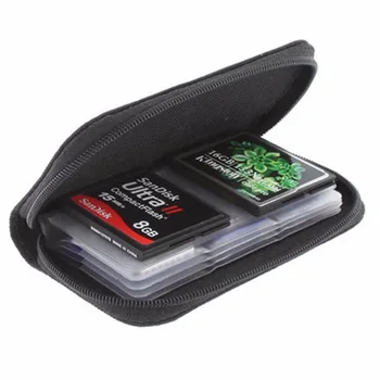 

Memory Card Storage Bag Carrying Case Holder Wallet 22 Slots for CF/SD/Micro SD/SDHC/MS/DS Game Accessories Memory Card Box