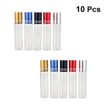 

10Pcs Roller Ball Bottles Essential Oil Container Subpackaging Bottle Rolling Ball Bottles for Trip Travel
