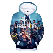 

3D Hoodies Free Fire 3d Printed Hoodie Sweatshirt Boys Girls Man Women Harajuku Long Sleeve Jacket Coat Children Clothes