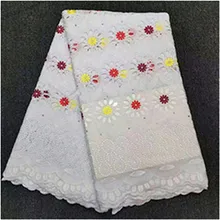 Швейцарская кружевная ткань новейшее швейцарское кружево из вуали в швейцарском Африканское сухое кружево популярное дубайское стильное открытое кружево 5 ярдов