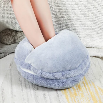 

Men Women Portable Home Electric Heated Bedroom Universal Anti Slip Winter Warm Washable Office Pressure Circulation Feet Warmer
