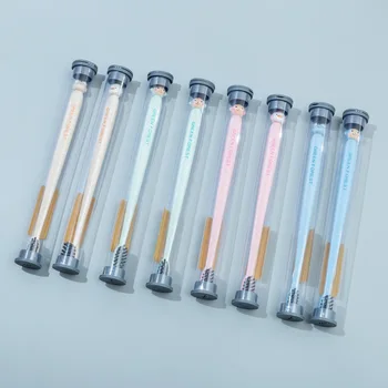 

1pcs Bamboo Cartoon Family Toothbrush Natural Wheat Straw Safety Oral Care Nano-antibacterial Mini Heads for Adults