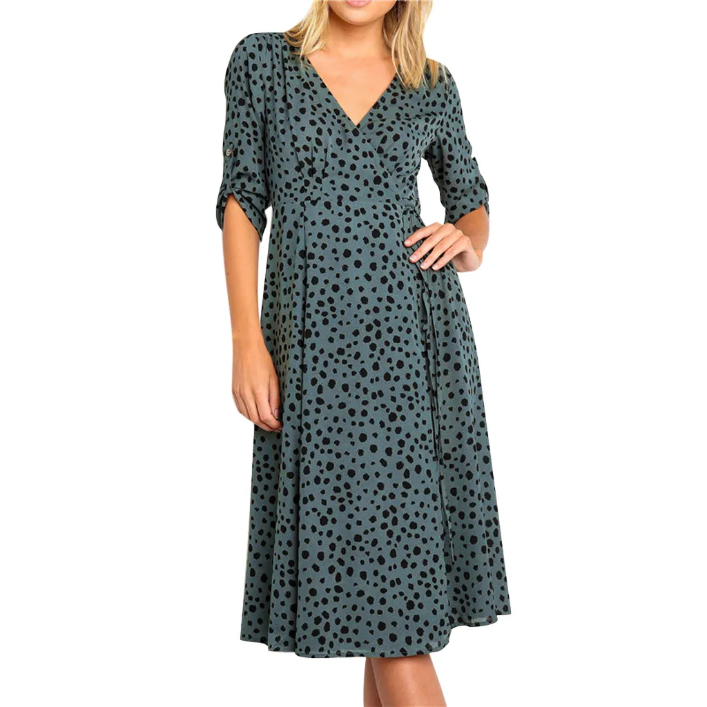 SAGACE/Новое поступление осенне-зимнее популярное повседневное свободное платье с