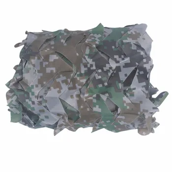 

VILEAD Simple 1.5x6m Woodland Blue Green Desert Camouflage Nets Camo Netting without Edge Binding Sun Shelter Car Cover