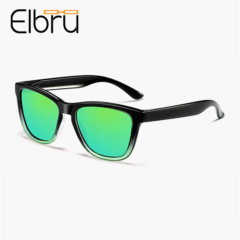 

Elbru Men's Polarized Sunglasses Retro Square Frame Sun Glasses Ladies Sunglasses Men Women Unisex Shade Mirror Oculos de sol