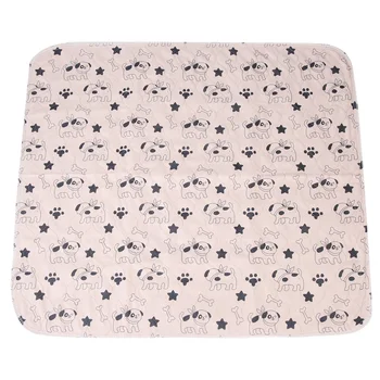 

Pet Dog Pee Pad Mats 3-Layer Waterproof PVC Cute Pattern Water Absorption Cat Urine Pad Reusable Washable Pee Mattress Cushion
