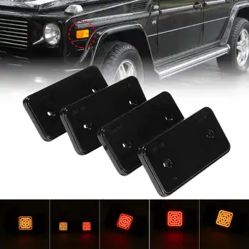 

4PCS Dynamic Car side light Led Turn Signals led Side Marker Lamp for Mercedes W463 G-Class G500 G550 G55 G63 for AMG 02-14