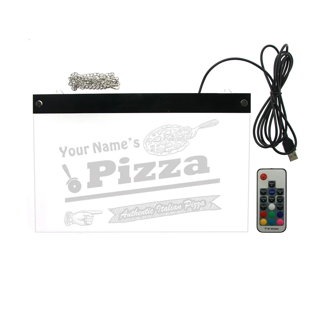 Подлинный итальянский магазин пиццы светодиодный акриловый вывеска под заказ знак пиццы освещение Декор художественная Персонализированная пиццерия светодиодный неоновый знак