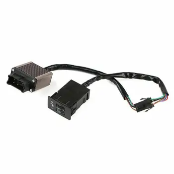 

Universal Carbon Fiber Seat Heating Pad Car Heater High And Low Two-speed Single Control Wheel Switch Heated Seat Cover